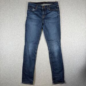 J Brand Womens Size 29 Skinny Denim Jeans Blue Dark Wash Pockets Stretch